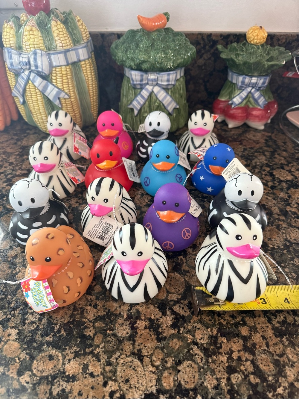NEW 🩷🤍🖤 Rubber Ducks (15) total